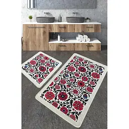 Набір килимків для ванної кімнати Chilai Home Sheffield 60 x 100 + 50 x 60