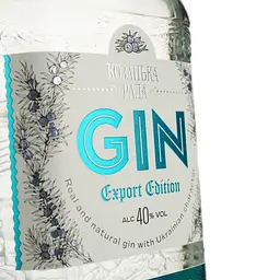 Джин Козацька Рада Export Edition 40% 0.5 л - мініатюра 3
