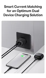 Мережевий зарядний пристрій Baseus Compact Charger 2U 10.5W Black (CCXJ010201) [74461] - мініатюра 6