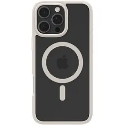 Прозорий чохол Spigen Ultra Hybrid MagSafe Frost Natural Titanium для iPhone 16 Pro (ACS08138) - мініатюра 4