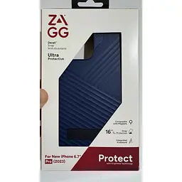 Протиударний чохол Gear4 Denali Snap MagSafe для iPhone 15 Pro Max (6.7") Navy Blue 702312723 - мініатюра 2