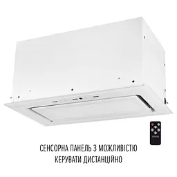 Витяжка повновбудована PERFELLI DESIGN VISION 6 BIANCO SILENZIO - мініатюра 4