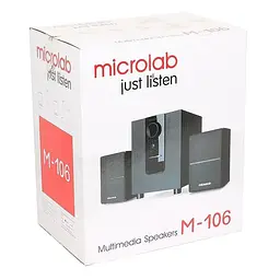 Мультимедійна акустика Microlab M-106 Black - мініатюра 6