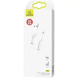 Кабель Usams MicroUSB U35 2A 1m [White] [62504] - мініатюра 2
