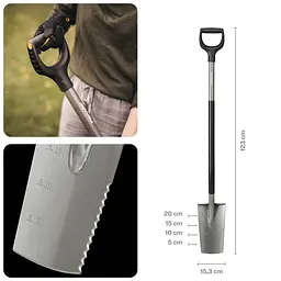 Дренажна/садова лопата Fiskars Ergonomic 1066714 - мініатюра 2