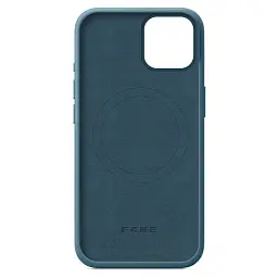 Чохол ArmorStandart Fake Leather Case для Apple iPhone 15 Sea Blue - мініатюра 2
