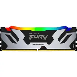 Модуль пам'яті DDR5 Kingston FURY Renegade RGB 2x16GB 8000MHz Silver/Black (KF580C38RSAK2-32) [145722] - мініатюра 4