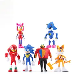 Великий набір іграшок Super Sonic, іграшка Сонік 17 см - мініатюра 1