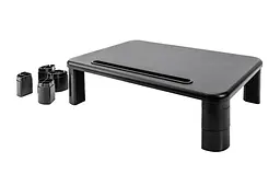 Digitus Підставка для монітора Ergonomic Monitor Riser, до 10кг, чорна - мініатюра 9