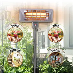 Кварцовий обігрівач Camry CR 7737 - мініатюра 4