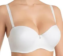 Бюстгальтер балконет пуш-ап DOLORES 012 06 03 Effetto Lingerie срібний-півонія 85A