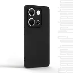 Чехол-накладка для смартфона Xiaomi Redmi Note 14S 4G, противоударный, силиконовый, термополиуретановый (ТПУ), с защитой камеры и корпуса, черный, защита всего корпуса, ArmorStandart (ARM82005) - мініатюра 2