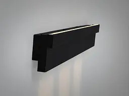 Настінний LED бра Diasha 9646/L BK, 24 Вт - мініатюра 2