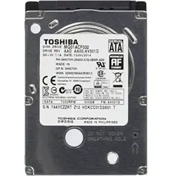 Жорсткий диск Toshiba для ноутбука 2.5" 320GB (MQ01ACF032)