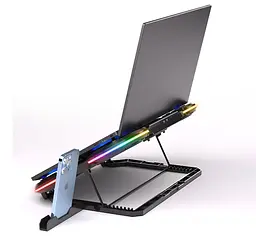 Охолоджувальна підставка для ноутбука 15.6 дюймів 2E Gaming CPG008 5xFan RGB LED - мініатюра 4