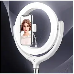 Тримач з кільцевим освітленням Remax RL-LT13 Life Desktop Selfie Spot Light 360° 50-80 см - мініатюра 5