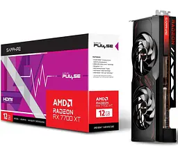 Відеокарта Sapphire AMD Radeon RX 7700 XT PULSE GAMING 12GB (11335-04-20G) (11335-98-90G) (GDDR6, 192 bit, PCI-E v4.0 x16) FR - мініатюра 6