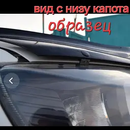 Дефлектор капоту мухобійка для Subaru Forester 2002-2006 Євро Кріплення (Vip Tuning) - мініатюра 9