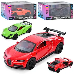 Машина металлическая инерционная 1:36 АвтоСвит, свет, звук (AS-2967)