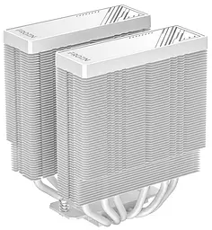 Кулер для процесора ID-Cooling FROZN A620 PRO SE ARGB SNOW, 2x120 мм, 6 теплових трубок, алюміній/мідь, Intel: 1851, 1700, 1200, 115x, AMD: AM4/AM5, 300±200 ~ 2000±10% об/мин, 27.2dB(A) Max, 157х120х142 мм, 2x120mm 4-pin PWM, до 260 Вт - мініатюра 6