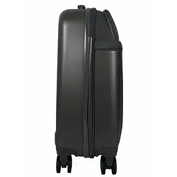Валіза маленька Semi Line T5736-1 20 дюймів 55×38,5×22 см Темно-коричневий/Блакитні лінії - мініатюра 2