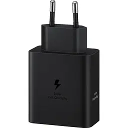 Мережевий зарядний пристрій Samsung 50W Wall Charger + Cable USB-C to USB-C Black (EP-T5020XBEGEU) [117328] - мініатюра 3
