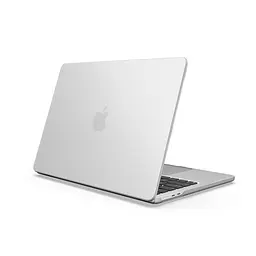 Чохол-накладка для MacBook Air 13,6 дюймів M5/M4/M3/M2, білий, Matte Shell, матовий, пластиковий, захисний аксесуар для ноутбука, протиударний, з вентиляцією та доступом до портів, для макбука, ArmorStandart (ARM76106)