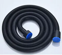Душова лійка Rea + шланг + тримач чорний REA-P4101, Чорний - мініатюра 3