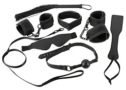 Набір БДСМ Bad Kitty Restraint Set чорний (7 предметів) - мініатюра 2