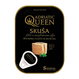 Скумбрія Adriatic Queen філе в оливковій олії 105 г