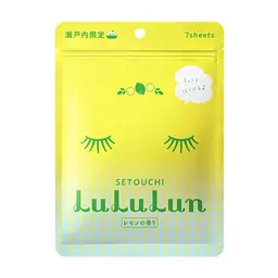 Маска для обличчя Lululun Face Mask Setouchi Lemon Освітлююча з екстрактом лимону 7 шт. (4582305065879, 4580794011704)