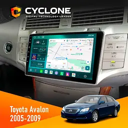 Штатна магнітола Toyota Avalon 2005-2009 Cyclone C9-013 4x64 DSP 4G Cyclone (НФ-00007460)