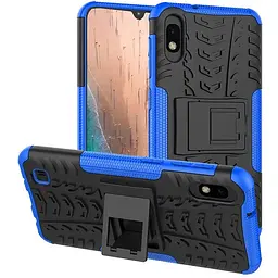 Чохол-накладка Toto Dazzle Kickstand 2 in 1 Case Samsung Galaxy A10 Blue - мініатюра 4