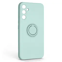 Силиконовый чехол для Samsung Galaxy A34 5G (A346), Icon Ring, зеленый, панель-накладка, с кольцом-подставкой на 360°, противоударный, возможность использования магнитных держателей, ArmorStandart (ARM68772)