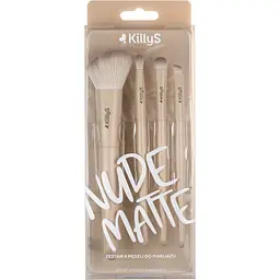 Набір пензлів для макіяжу Killys Nude Matte 4 шт. (500257)