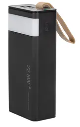 Портативна батарея WUW TUGII-Y53 (PD22.5W quick charge) 30000mAh Black - мініатюра 3