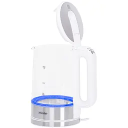 Електрочайник Mesko MS 1301 white 1850-2200Вт 1.7л скло встановлення температури - мініатюра 4
