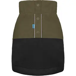 Кофта для собак Barksi Textile флісова S оливкова з чорним - мініатюра 3