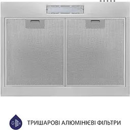 Витяжка пласка Minola HPL 612 I Нержавіюча сталь - мініатюра 5
