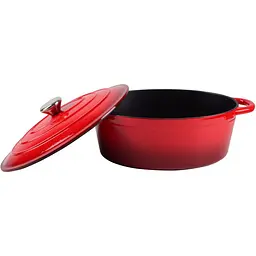 Гусятниця (ростер) чавунна Ringel Essen з кришкою 4.5 л (30х23 см) (RG-2308-30) - мініатюра 3