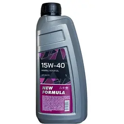 Моторна олива NEW FORMULA 15w-40 (SG/CD) кан. 1л ПЕ (0,9кг) (NF196253)