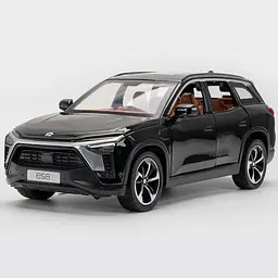 Колекційна металева модель електромобіля Автопром NIO ES8 з інерцією, світлом та звуком 1:24 - мініатюра 2