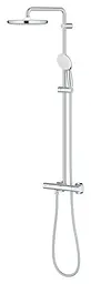 Душова система з термостатом для настінного монтажу Grohe Tempesta System 250 26670001, Хром - мініатюра 4