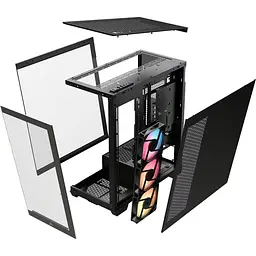 Корпус Corsair 3500X RS-R ARGB Tempered Glass без БП (CC-9011322-WW) Black - мініатюра 13