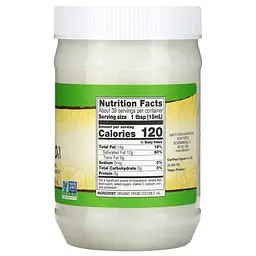 Кокосова олія першого віджиму Now Foods Virgin Coconut Oil органічна 591 мл - мініатюра 2