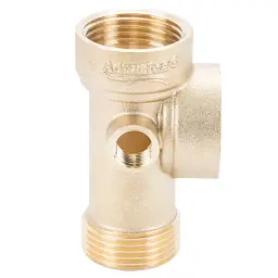 З"єднувач п'яти вивідний 80мм 1"м×1"F×1"F×1/4"M×1/4" F∠180° AQUATICA (779599)