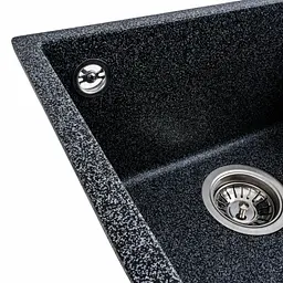 Кухонна мийка Platinum 4040 RUBA матовий Графіт (SP000040835) - мініатюра 3