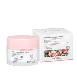 Зволожуючий крем для обличчя Bioaqua Rose Hyaluronic Acid з гіалуроновою кислотою 50 г (BQY42613)
