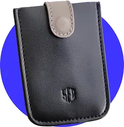 Шкіряний чохол для Safepal S1 зі штампованим логотипом SFP (SS1LeatherSFP) - мініатюра 2