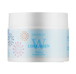 Освітлюючий крем для обличчя з морським колагеном W Collagen Whitening Premium Cream Enough 300 мл